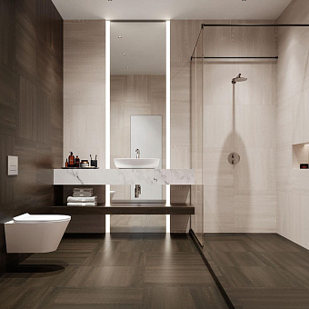 Матовый керамогранит KERAMA MARAZZI Про Дабл DD601320R коричневый 60х60см 1,8кв.м.