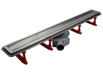 Душевой лоток Pestan 13100005,00 79,6х13,6см горизонтальный сток с решёткой и опорами