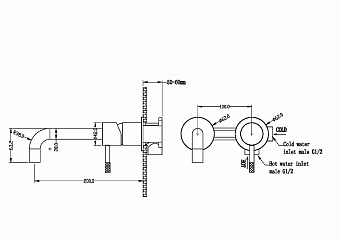 Смеситель для раковины Boheme Uno 465-MW белый матовый