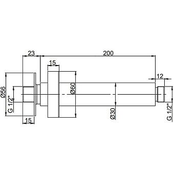 Держатель для душа Paini 50CR744T620BI хром
