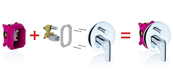 Смеситель для ванны RAVAK Rosa RS X070050 хром