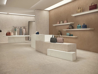 Матовый керамогранит Atlas Concord Италия Boost Stone A6Q3 Ivory 60х120см 1,44кв.м.