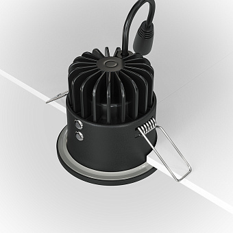 Светильник точечный встраиваемый Maytoni Zoom DL034-L12W3K-D-B 12Вт LED