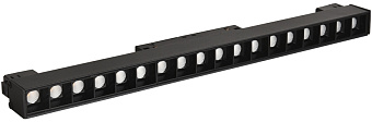 Магнитный трековый светильник CRYSTAL LUX SPACE CLT 0.33 001 18W BL T3000K 18Вт LED чёрный