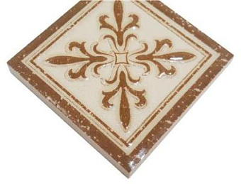 Вставка Роскошная мозаика ВК 08 коричневый 6х6см 0,004кв.м.