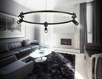 Люстра подвесная Ambrella COMFORT LineTech FL5293 54Вт 4 лампочек LED