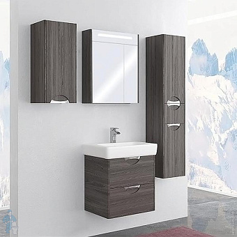 Пенал подвесной Акватон Сильва 1A215603SIW5R 31х32х150см дуб макиато