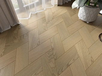 Паркет итальянская ёлка Eppe Parkett Alberga дуб Blanchi AL 1202 344х150х15мм 1кв.м