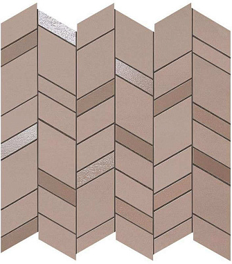 Керамическая мозаика Atlas Concord Италия MEK 9MCR ROSE MOSAICO CHEVRON WALL 30,5х30,5см 0,56кв.м.