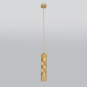 Светильник подвесной Eurosvet SCROLL 50136/1 LED золото 5Вт LED