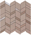 Керамическая мозаика Atlas Concord Италия MEK 9MCR ROSE MOSAICO CHEVRON WALL 30,5х30,5см 0,56кв.м.