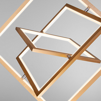 Светильник подвесной Eurosvet MAYA 90224/3 матовое золото 50Вт LED