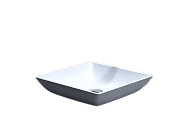 Раковина накладная SALINI CALLISTA 1101108GRH S-Sense глянцевая 38х38см