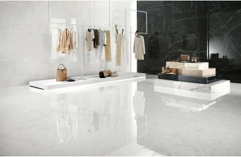 Полированный керамогранит FAP CERAMICHE Roma Diamond FPXE Nero Reale Brillante 80х80см 1,28кв.м.