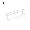 Магнитный трековый светильник Arlight Mag-Dark-45 034997 12Вт LED чёрный