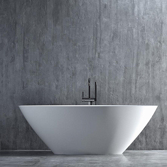 Ванна каменная SALINI DIVA 102221M S-Stone матовая 178х85,5см отдельностоящая