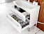 Тумба с раковиной AQWELLA Milan Mil.01.10/2n/W 50,5х100х85см