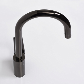 Смеситель для кухни WASSERKRAFT Glan 6607 поворотный излив чёрный