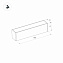Магнитный трековый светильник Arlight Mag-Flat-25 034213 24Вт LED чёрный