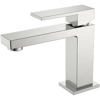 Смеситель для раковины Boheme Qubic 471-NB никель матовый