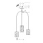 Светильник подвесной Maytoni Starfall MOD042PL-04BS 40Вт E14