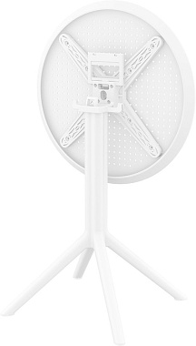 Стол раскладной Siesta Contract Sky Folding 60х60х74см пластик/сталь белый