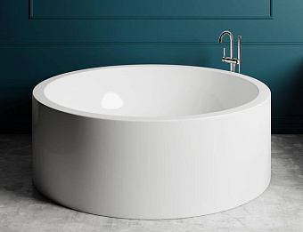 Ванна каменная SALINI ISOLA 101111GRH S-Sense глянцевая 200х200см отдельностоящая