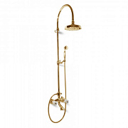Душевая система Bongio Fleur Blanc 11536OR0D золотой