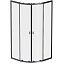 Угловое ограждение AM-PM X-Joy Twin Slide W88G-205-090BT64 180х90см стекло прозрачное