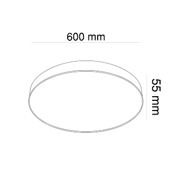 Светильник потолочный Maytoni Zon C032CL-L96W4K 96,2Вт LED