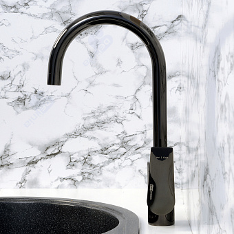 Смеситель для кухни WASSERKRAFT Glan 6607 поворотный излив чёрный