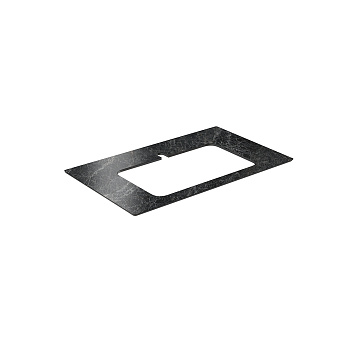Столешница KERAMA MARAZZI Plaza PL2.VT93.80 Керамогранит 80х48см Риальто тёмный серый лаппатированный