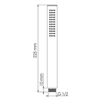 Ручной душ WASSERKRAFT A137 хром