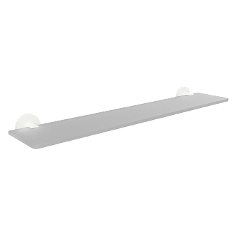 Полка в ванную прямоугольная BEMETA WHITE 104102044 1-ярусная 13х5,5см белый