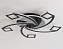 Люстра потолочная Ambrella ACRYLICA Original FA4478 90Вт 5 лампочек LED