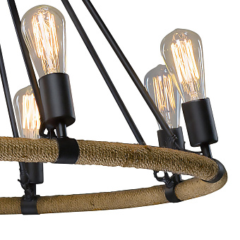 Люстра подвесная Loft It Rope Filament Loft1861/8 320Вт 8 лампочек E27