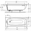 Ванна акриловая IDEAL STANDARD Ideal Standard i.life T475901 170х70см встраиваемая
