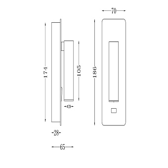 Бра Maytoni Mirax C041WL-L3W3K 3Вт LED