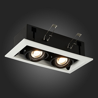 Светильник точечный встраиваемый ST Luce HEMI ST250.548.02 100Вт GU10