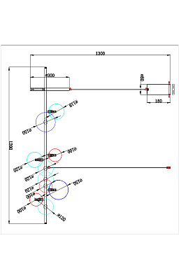Светильник подвесной Arte Lamp SATURN A7790SP-50BK 80Вт LED