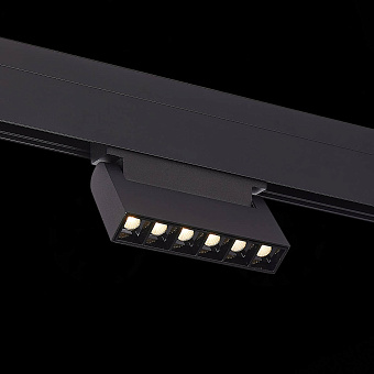 Магнитный трековый светильник ST Luce NANE ST364.446.06 6Вт LED чёрный