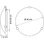 Светильник потолочный Arte Lamp ORNAMENT A4120PL-3CC 60Вт E27