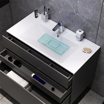 Тумба под раковину подвесная AM-PM Inspire V2.0 M50AFHX1003GM 49,2х100,8х60см
