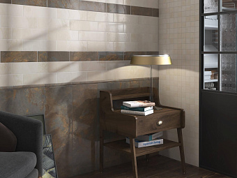Настенная плитка KERAMA MARAZZI 9033 коричневый 8,5х28,5см 1,26кв.м. матовая