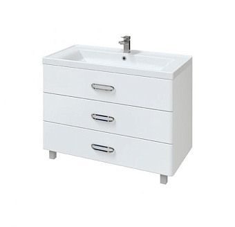 Тумба с раковиной MIRSANT Фуджи УТ000043925 52х99х70см