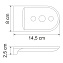 Мыльница WASSERKRAFT Kammel K-8300WHITE K-8369WHITE белый