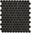 Керамическая мозаика FAP CERAMICHE Roma Diamond fNJD Nero Reale Round Gres Mos. 32,5х29,5см 0,575кв.м.