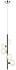 Светильник подвесной Stilfort Shardin 2165/09/05P 25Вт G9 LED