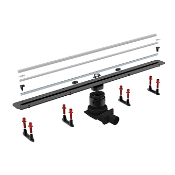 Щелевой душевой трап Pestan Confluo Slim Line 13000303 95х0,4см горизонтальный сток
