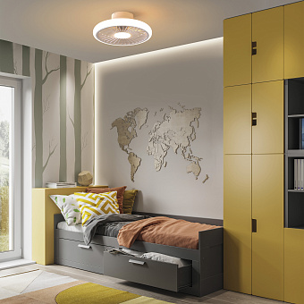 Люстра-вентилятор Mantra TURBO 8231 55Вт LED